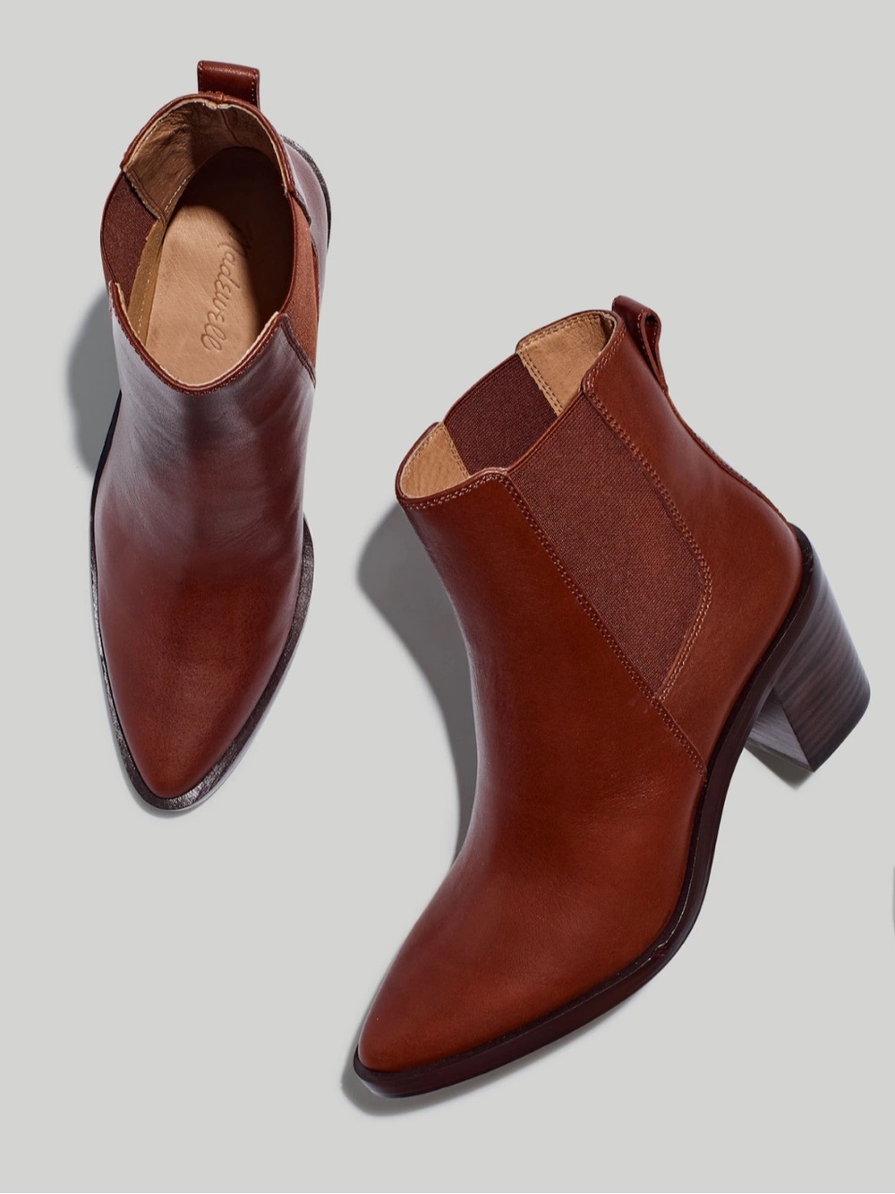 Madewell Elspeth Chelsea Boot in Apple Butter